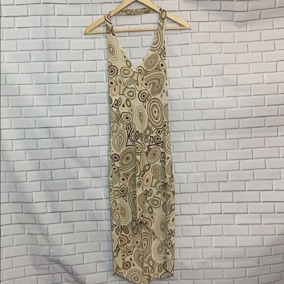 Voodoo High-Low Halter Print Dress Size M - Picture 1 of 5